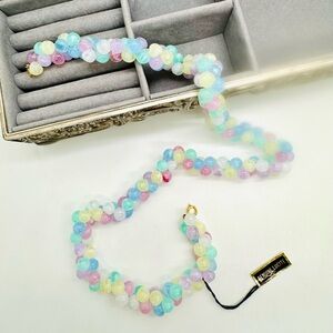 Vintage Pastel Lucite Bead Necklace